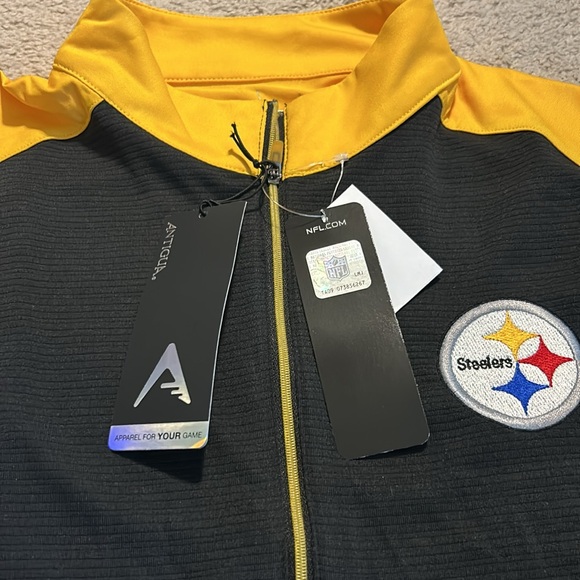 BRAND NEW NFL gear for Steelers long sleeve polyester pullover - Picture 3 of 6